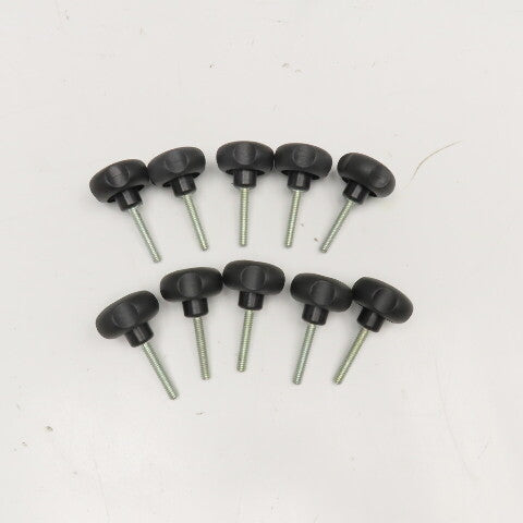 1/4"-20 Plastic Thumb Screw 1-1/2" Stud Length 1.60" Head Lot Of 10