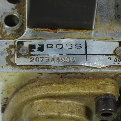 Ross 2073A4904 Fill / Dump Valve Assembly 120V Coils