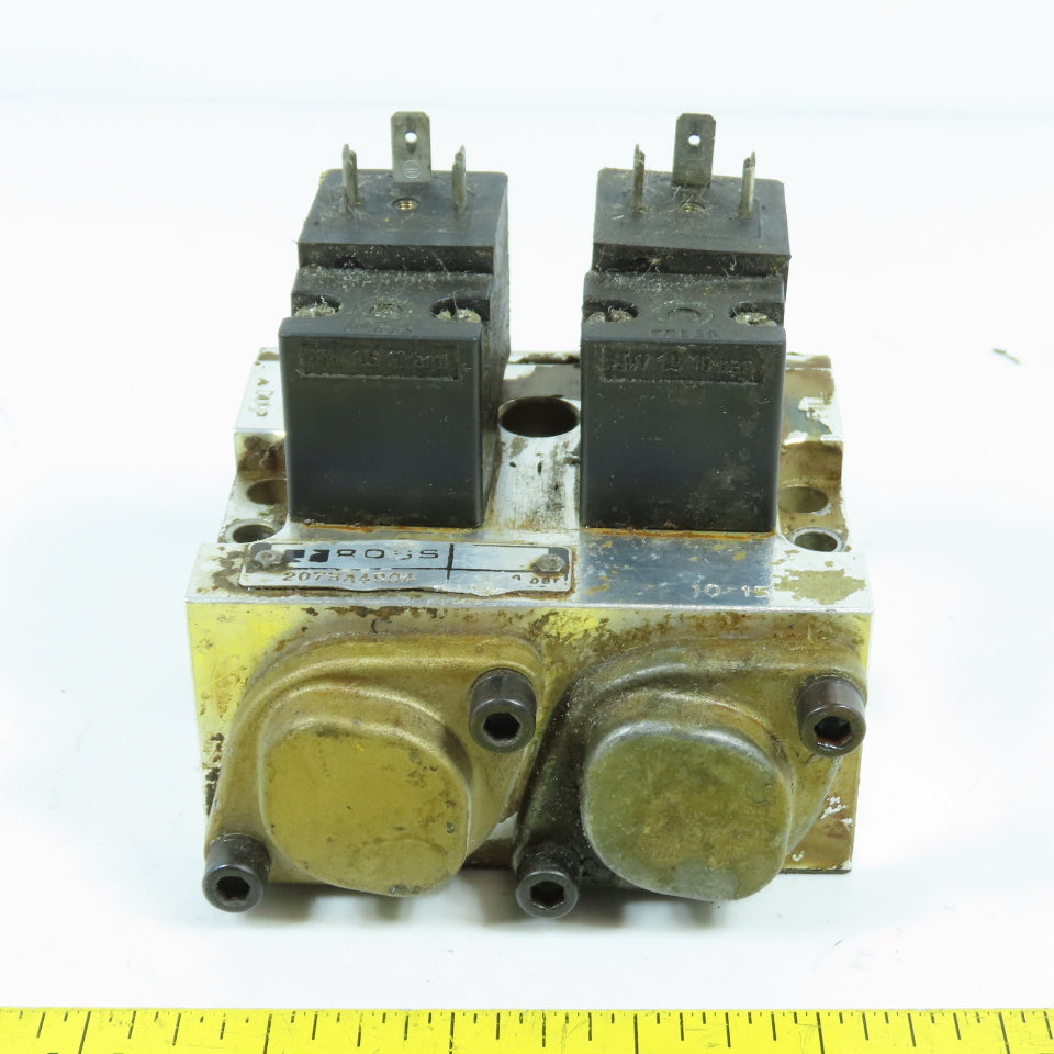 Ross 2073A4904 Fill / Dump Valve Assembly 120V Coils