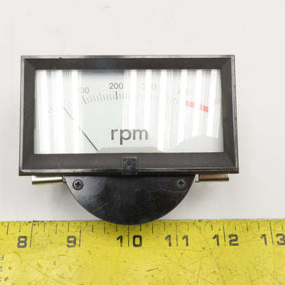Toyo Keiki YEF3 0-480 RPM Panel Ammeter 4" x 2"