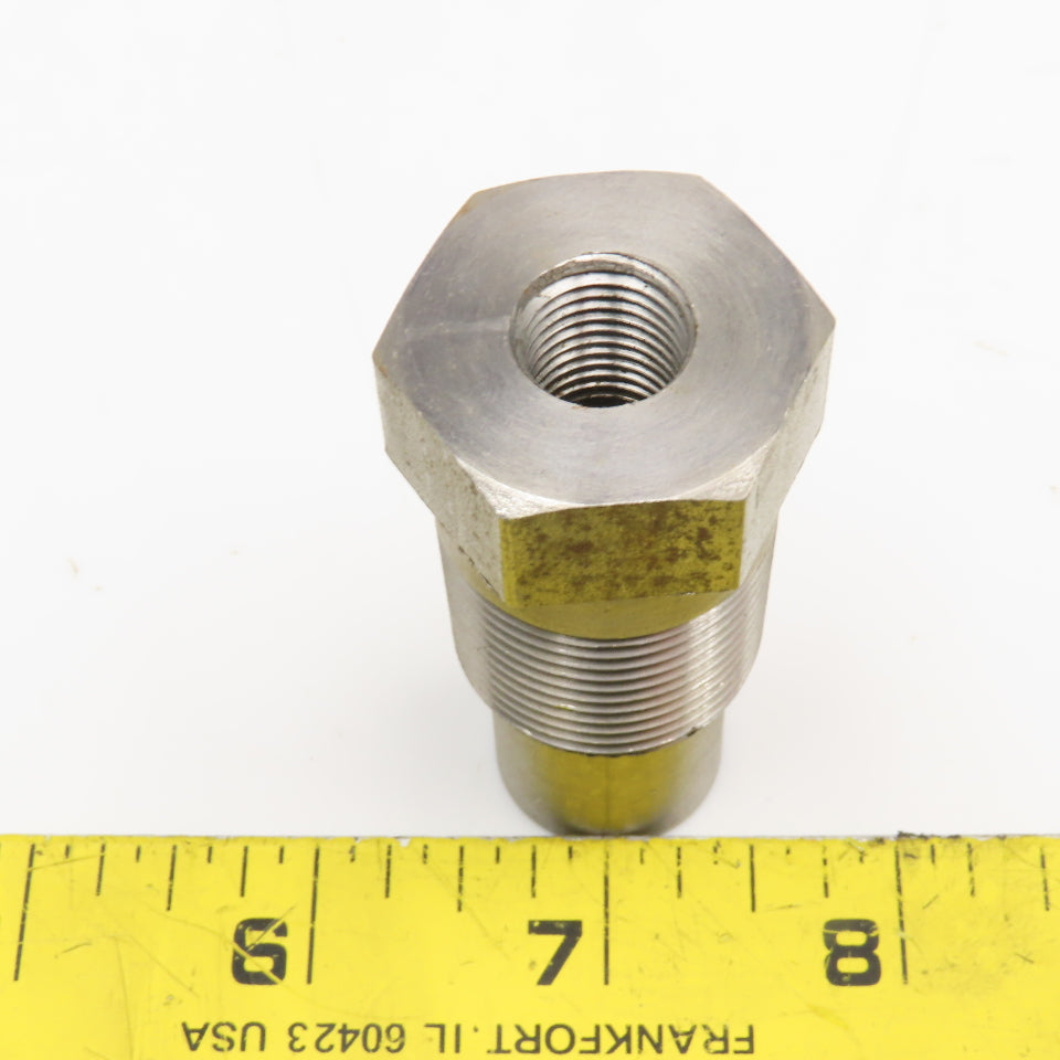 1/4" NPT Internal x 3/4" NPT External Thread Thermoprobe Adaptor Steel