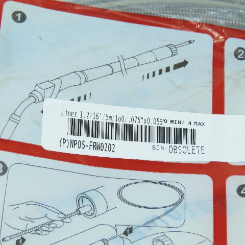 Fronius 40,0002,0042,005 0.045 Bare Steel Inner Liner 5m / 16 Ft Long