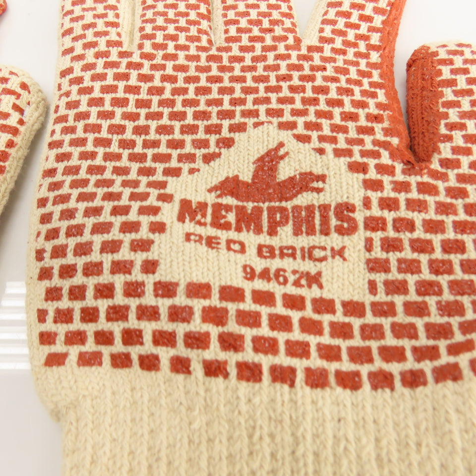 Memphis 9462K Red Brick Terrycloth Work Gloves Heat Resistant Small 21 Pairs