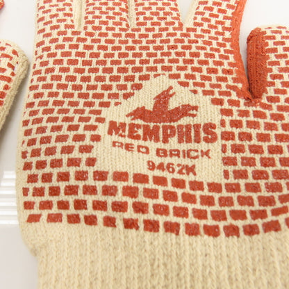 Memphis 9462K Red Brick Terrycloth Work Gloves Heat Resistant Small 21 Pairs