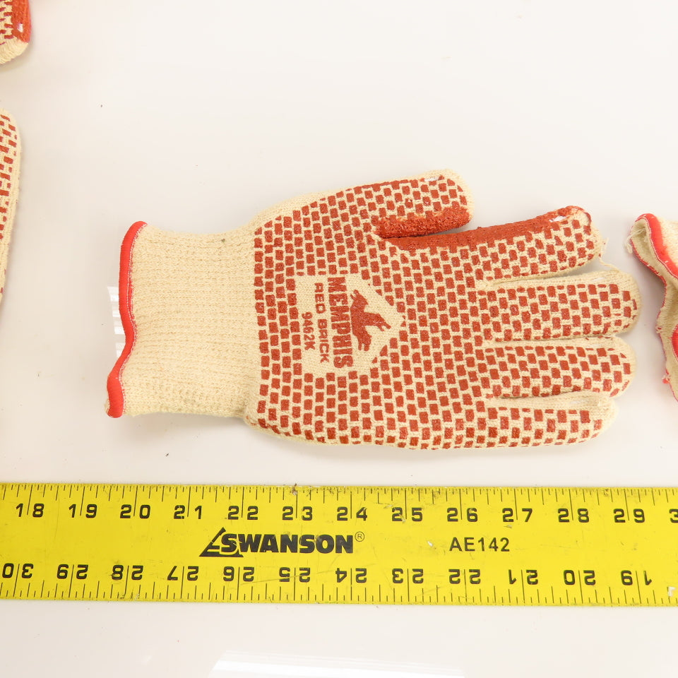 Memphis 9462K Red Brick Terrycloth Work Gloves Heat Resistant Small 21 Pairs
