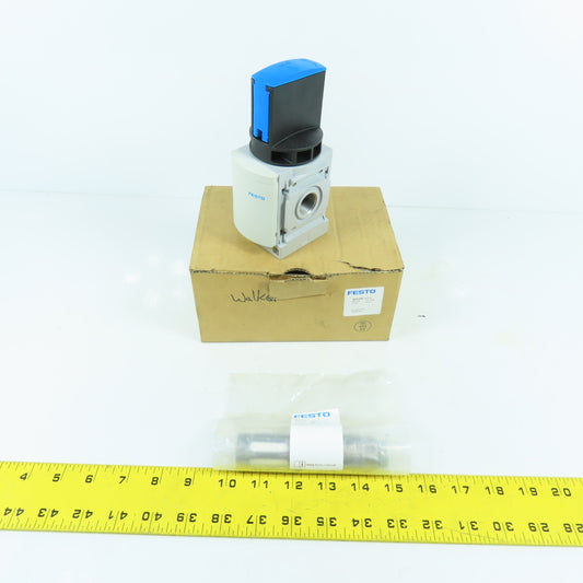 Festo MS6-EM1-1/2-S 541268 Shut-Off Valve 1/2" 18 Bar 8700 l/min W/ U-1/2-B