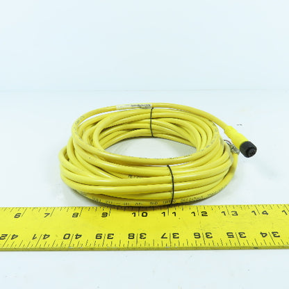 Allen Bradley 889D-F4EC-10 Ser B 4 Pin DC Micro Braid Shield QD Cordset 10 Meter