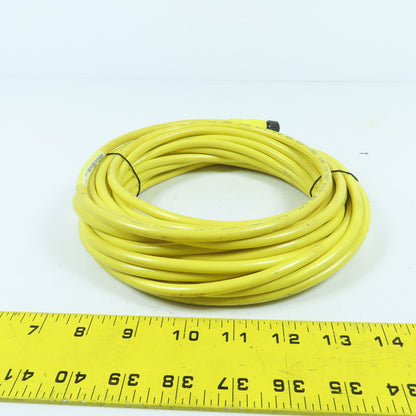 Allen Bradley 889D-F4EC-10 Ser B 4 Pin DC Micro Braid Shield QD Cordset 10 Meter