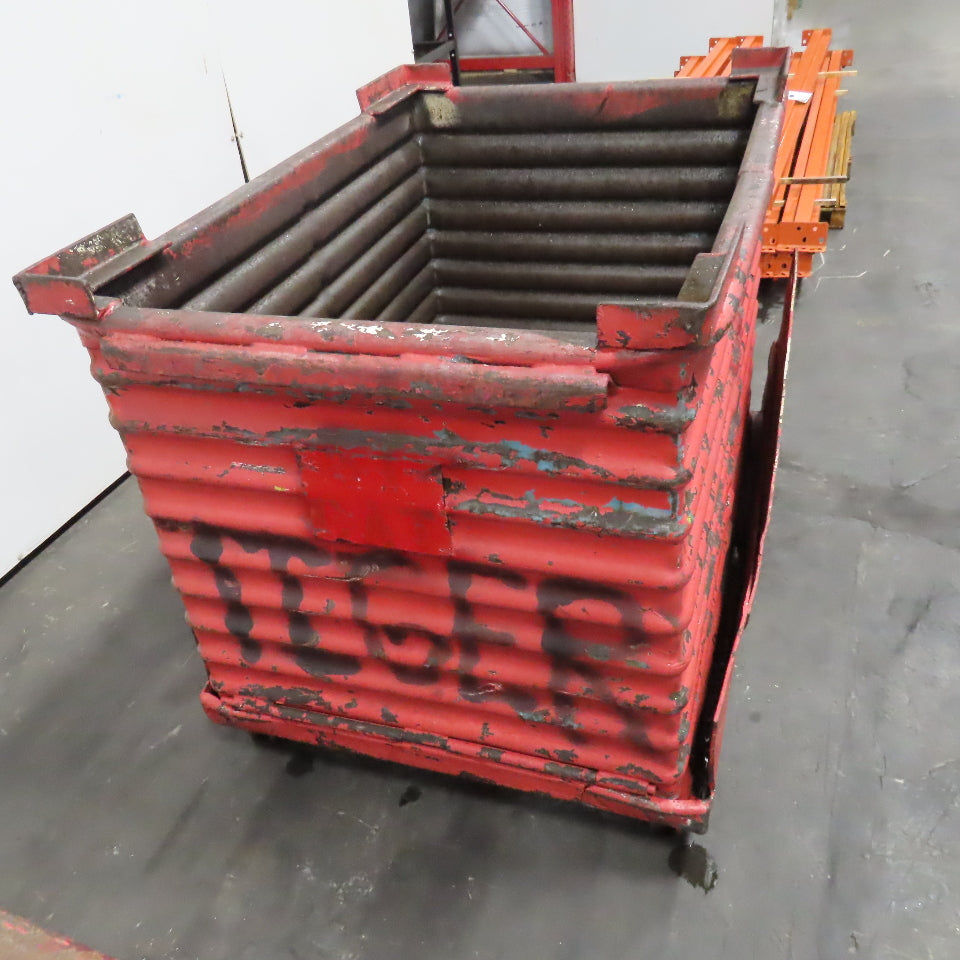 46" x 30" x 30" ID Deep Steel Stackable Storage Tote Box