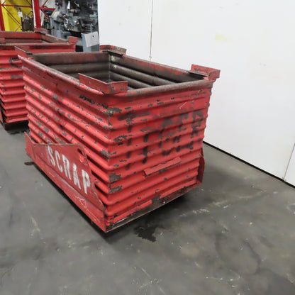 46" x 30" x 30" ID Deep Steel Stackable Storage Tote Box