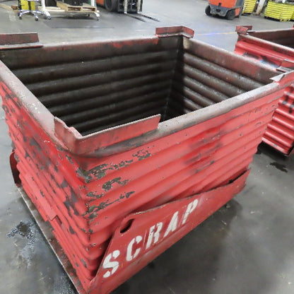 46" x 30" x 30" ID Deep Steel Stackable Storage Tote Box