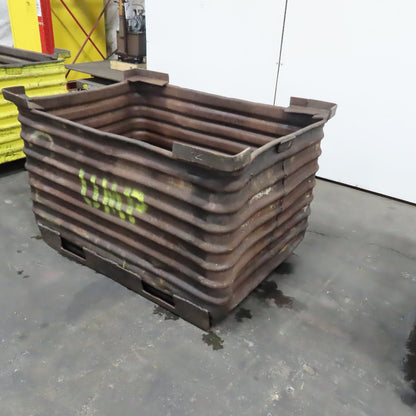 46" x 30" x 30" ID Deep Steel Stackable Storage Tote Box