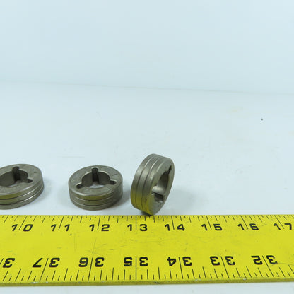 Miller 053700 V-Groove Drive Rollers .035" .9mm Lot Of 4
