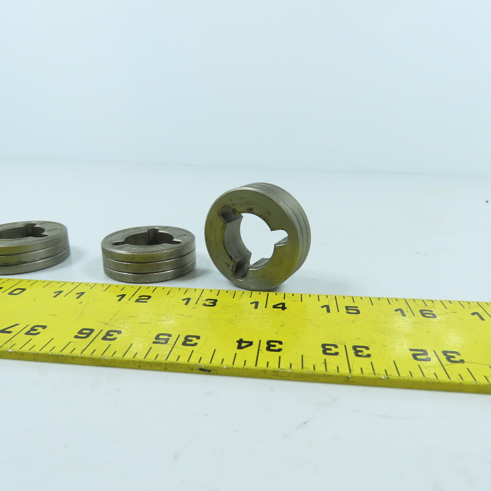 Miller 053700 V-Groove Drive Rollers .035" .9mm Lot Of 4