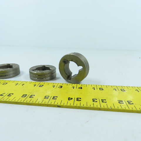 Miller 053700 V-Groove Drive Rollers .035" .9mm Lot Of 4