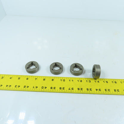 Miller 053700 V-Groove Drive Rollers .035" .9mm Lot Of 4