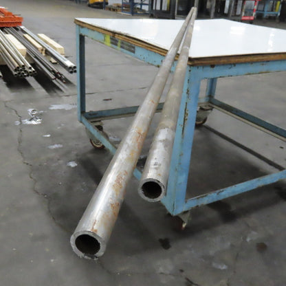 1" OD x 3/4" ID Carbon Steel Seamless Tubing 23 Total Feet Lot Of 2