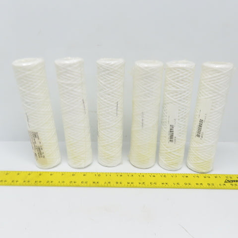 Parker T11R10A String Wound Filter Cartridge 5gpm 50 Micron 2-7/16" O.D Lot of 6
