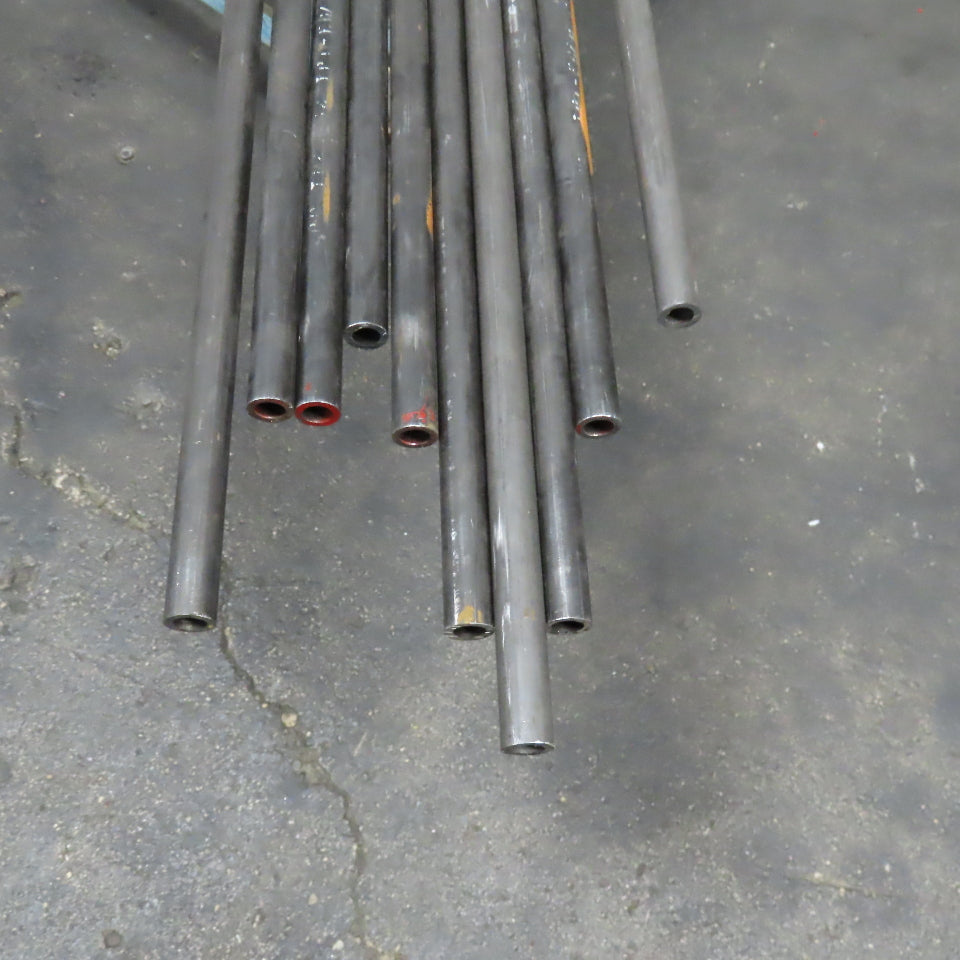 3/4" x 1/2" ID Carbon Steel Seamless Tubing 125" Lot Of 10