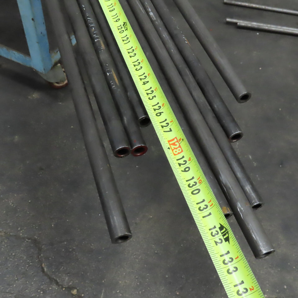3/4" x 1/2" ID Carbon Steel Seamless Tubing 125" Lot Of 10