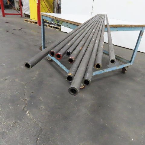 3/4" x 1/2" ID Carbon Steel Seamless Tubing 125" Lot Of 10