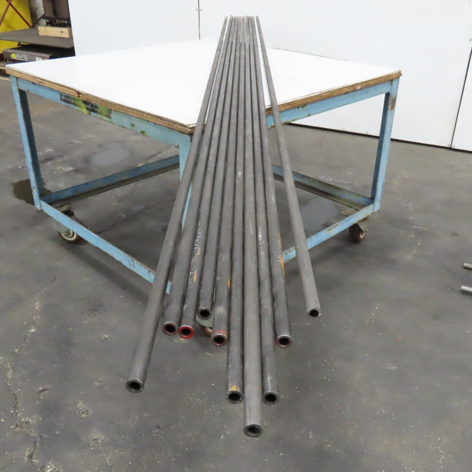 3/4" x 1/2" ID Carbon Steel Seamless Tubing 125" Lot Of 10