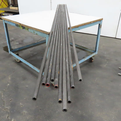 3/4" x 1/2" ID Carbon Steel Seamless Tubing 125" Lot Of 10