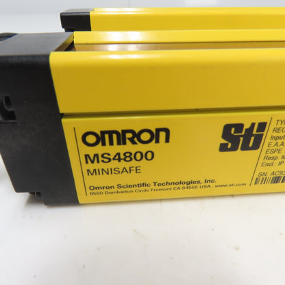 Omron MSF4800-20-0240-R2 Receiver MSF4800-20-0240-X2 Transmitter Safety Curtain