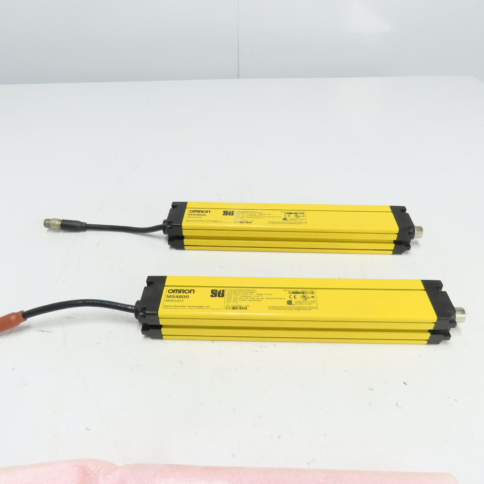 Omron MSF4800-20-0240-R2 Receiver MSF4800-20-0240-X2 Transmitter Safety Curtain