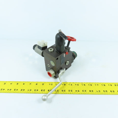 Rexroth ABZSS 10 E-3X/100E/S12G 24K4V R900709583 Accumulator Safety Block 24VDC