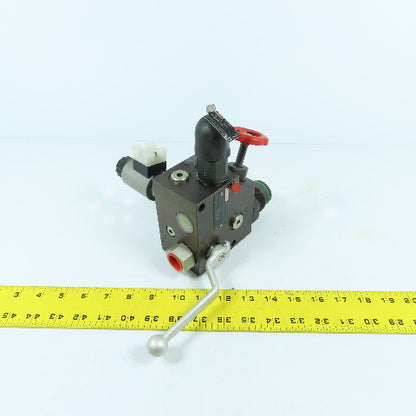 Rexroth ABZSS 10 E-3X/100E/S12G 24K4V R900709583 Accumulator Safety Block 24VDC