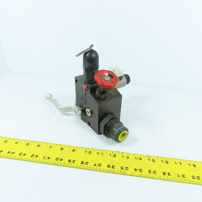 Rexroth ABZSS 10 E-3X/100E/S12G 24K4V R900709583 Accumulator Safety Block 24VDC
