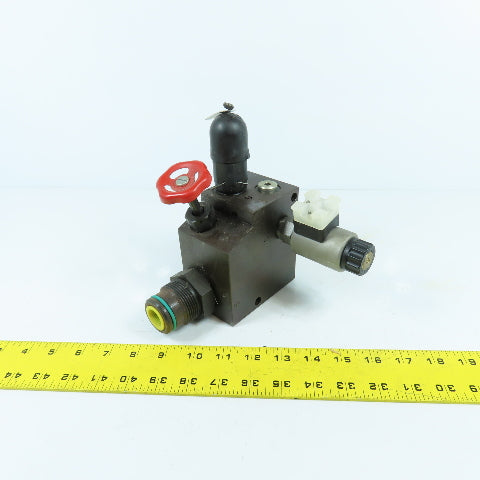 Rexroth ABZSS 10 E-3X/100E/S12G 24K4V R900709583 Accumulator Safety Block 24VDC