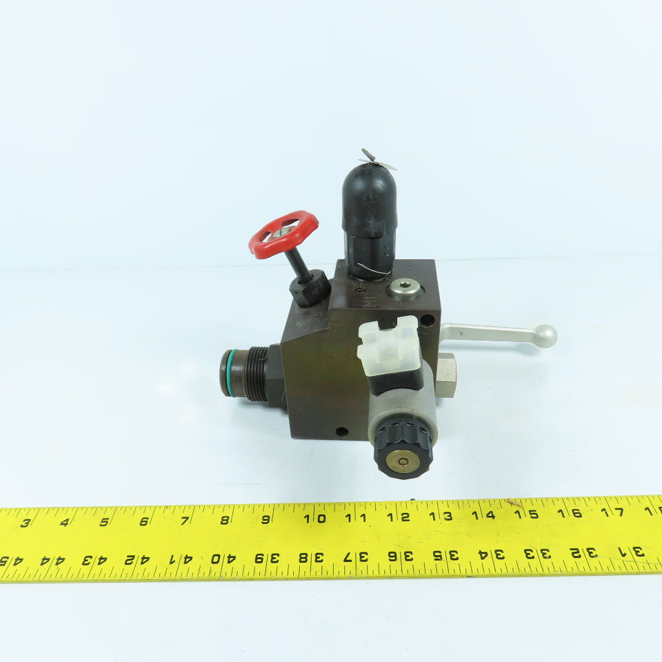 Rexroth ABZSS 10 E-3X/100E/S12G 24K4V R900709583 Accumulator Safety Block 24VDC