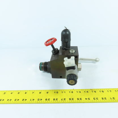 Rexroth ABZSS 10 E-3X/100E/S12G 24K4V R900709583 Accumulator Safety Block 24VDC