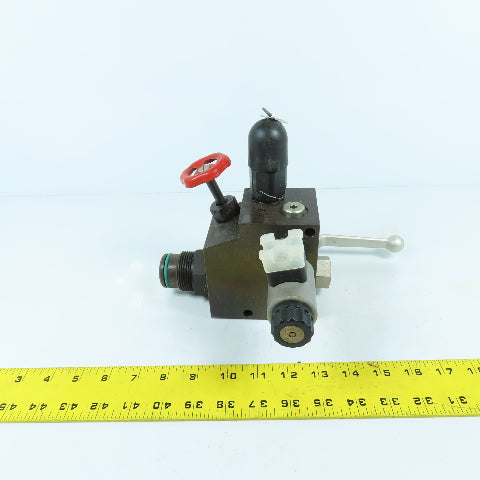 Rexroth ABZSS 10 E-3X/100E/S12G 24K4V R900709583 Accumulator Safety Block 24VDC