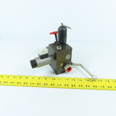Rexroth ABZSS 10 E-3X/100E/S12G 24K4V R900709583 Accumulator Safety Block 24VDC