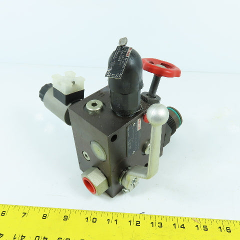 Rexroth ABZSS 10 E-3X/100E/S12G 24K4V R900709583 Accumulator Safety Block 24VDC