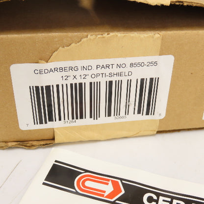Cedarberg 8550-255 12" x 12" Polycarbonate Opti-Shield NEW
