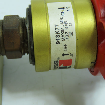 Ross 3900A1018Z Pneumatic Fill / Dump Valve W/ MD452KBSB42 Regulator & 913K77