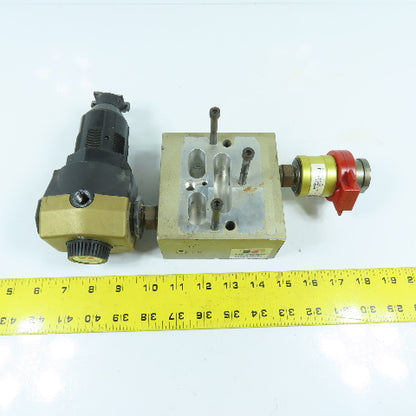 Ross 3900A1018Z Pneumatic Fill / Dump Valve W/ MD452KBSB42 Regulator & 913K77