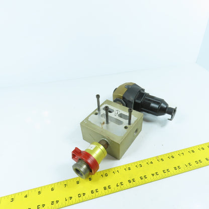 Ross 3900A1018Z Pneumatic Fill / Dump Valve W/ MD452KBSB42 Regulator & 913K77