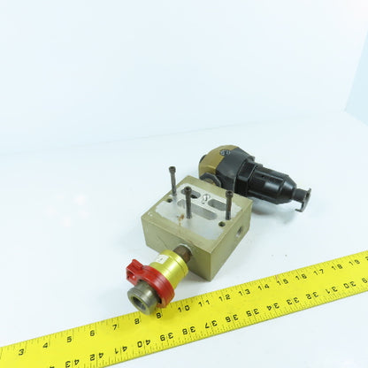 Ross 3900A1018Z Pneumatic Fill / Dump Valve W/ MD452KBSB42 Regulator & 913K77