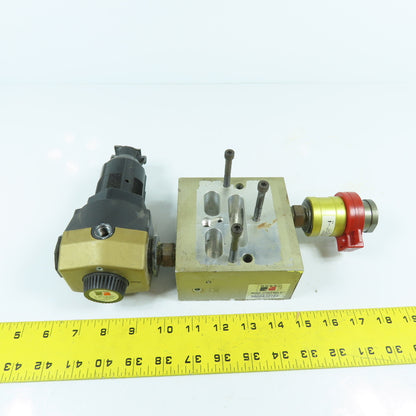 Ross 3900A1018Z Pneumatic Fill / Dump Valve W/ MD452KBSB42 Regulator & 913K77