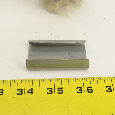 S-833 1-1/4" Semi-Open Metal Strapping Banding Seals Lot Of 220