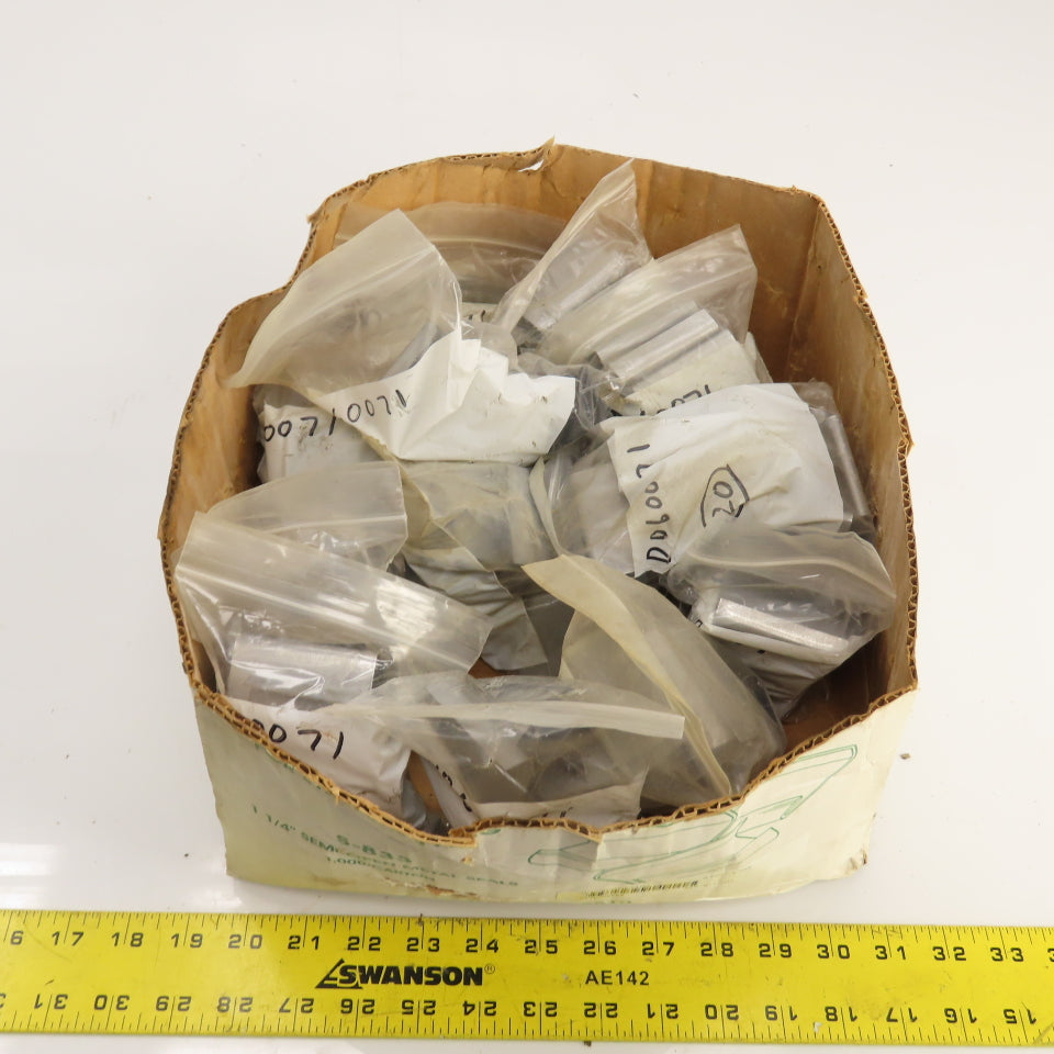 S-833 1-1/4" Semi-Open Metal Strapping Banding Seals Lot Of 220