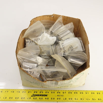 S-833 1-1/4" Semi-Open Metal Strapping Banding Seals Lot Of 220