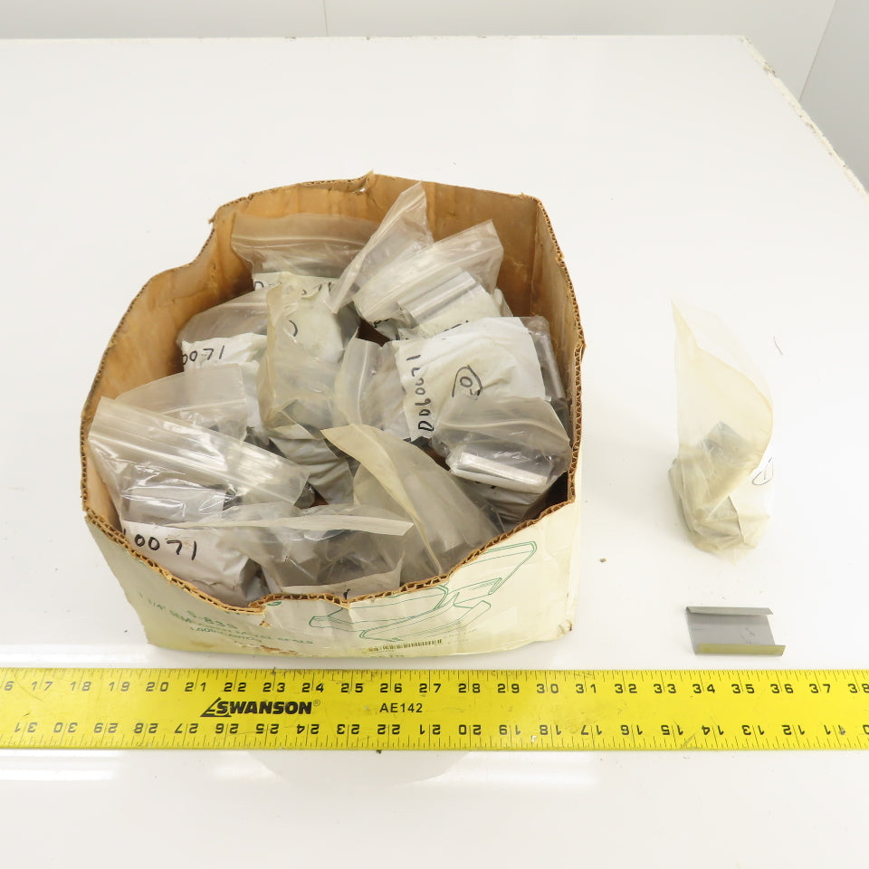 S-833 1-1/4" Semi-Open Metal Strapping Banding Seals Lot Of 220