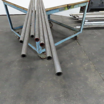 7/8" x 1/2" ID Carbon Steel Seamless Tubing 125" Lot Of 7