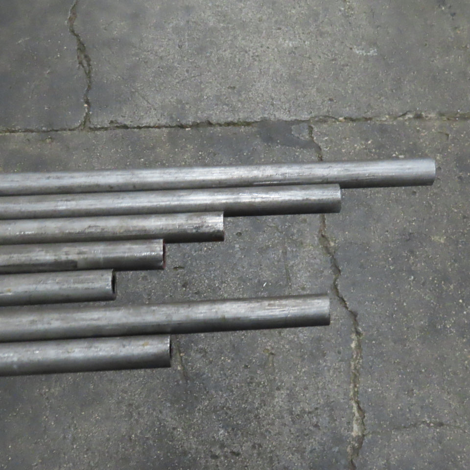 7/8" x 1/2" ID Carbon Steel Seamless Tubing 125" Lot Of 7